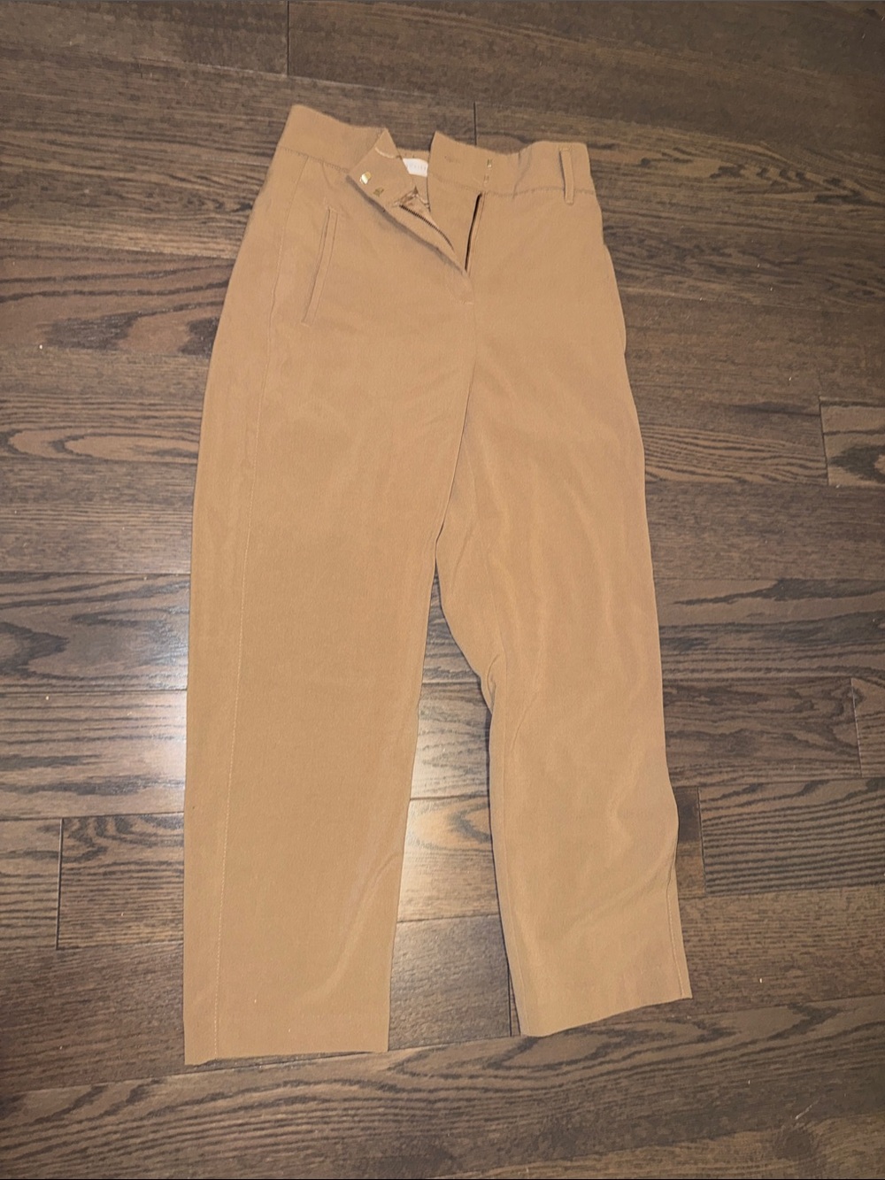 Men's Slim Tailored Chinos in Camel Tan